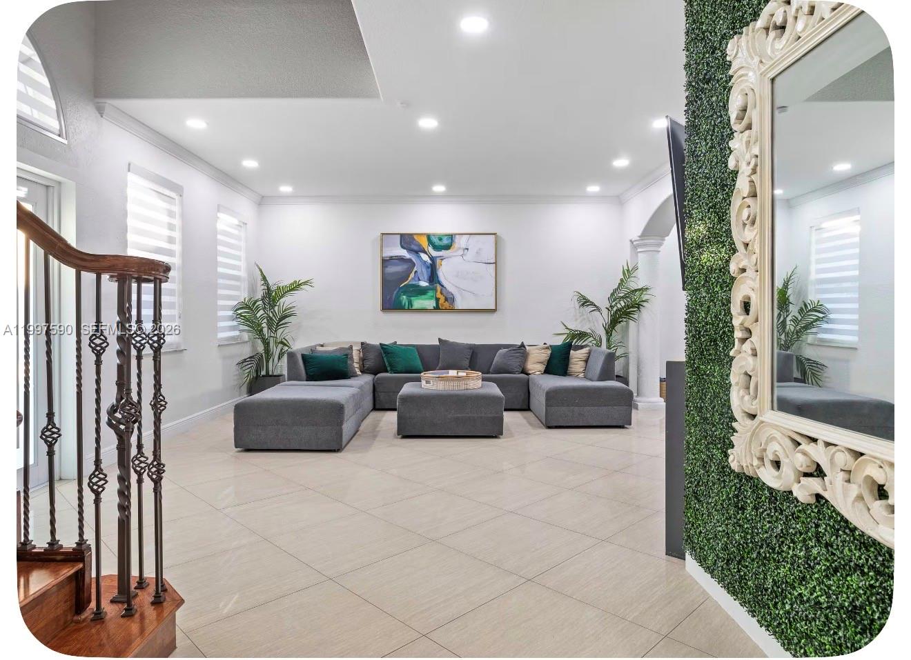 15411 Southwest 36th Terrace Miami, FL 33185 - Photo 5 of 45 a living room with furniture