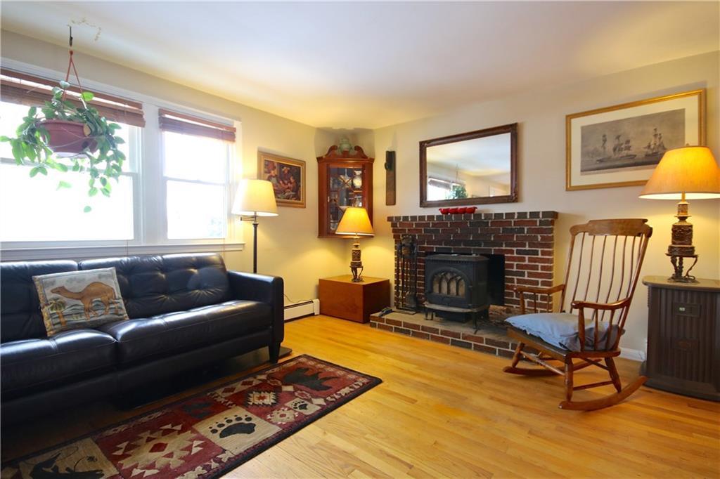 456 North Road Yarmouth, ME 04096 - Photo 6 of 35 Living room with fireplace.