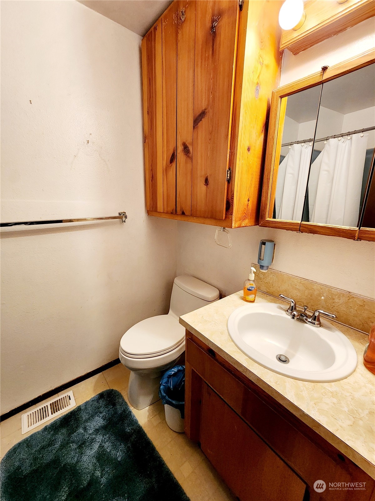 15 Foreman Road McCleary, WA 98557 - Photo 17 of 31 a bathroom with a sink and a mirror