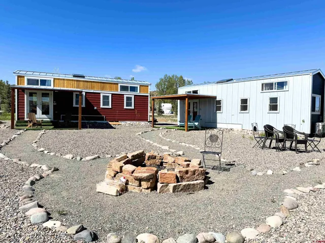 a view of a house with patio