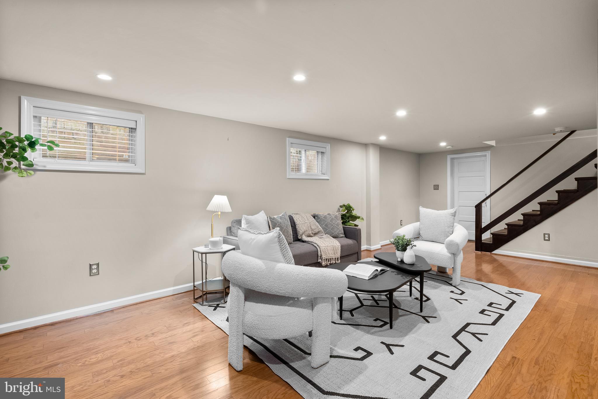 8 Springvale Lane Silver Spring, MD 20910 - Photo 36 of 48 Lower level family room w/ fireplace