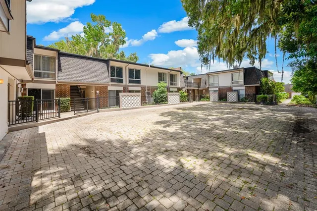 a view of a house with a outdoor space