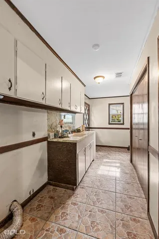 a view of road with trees