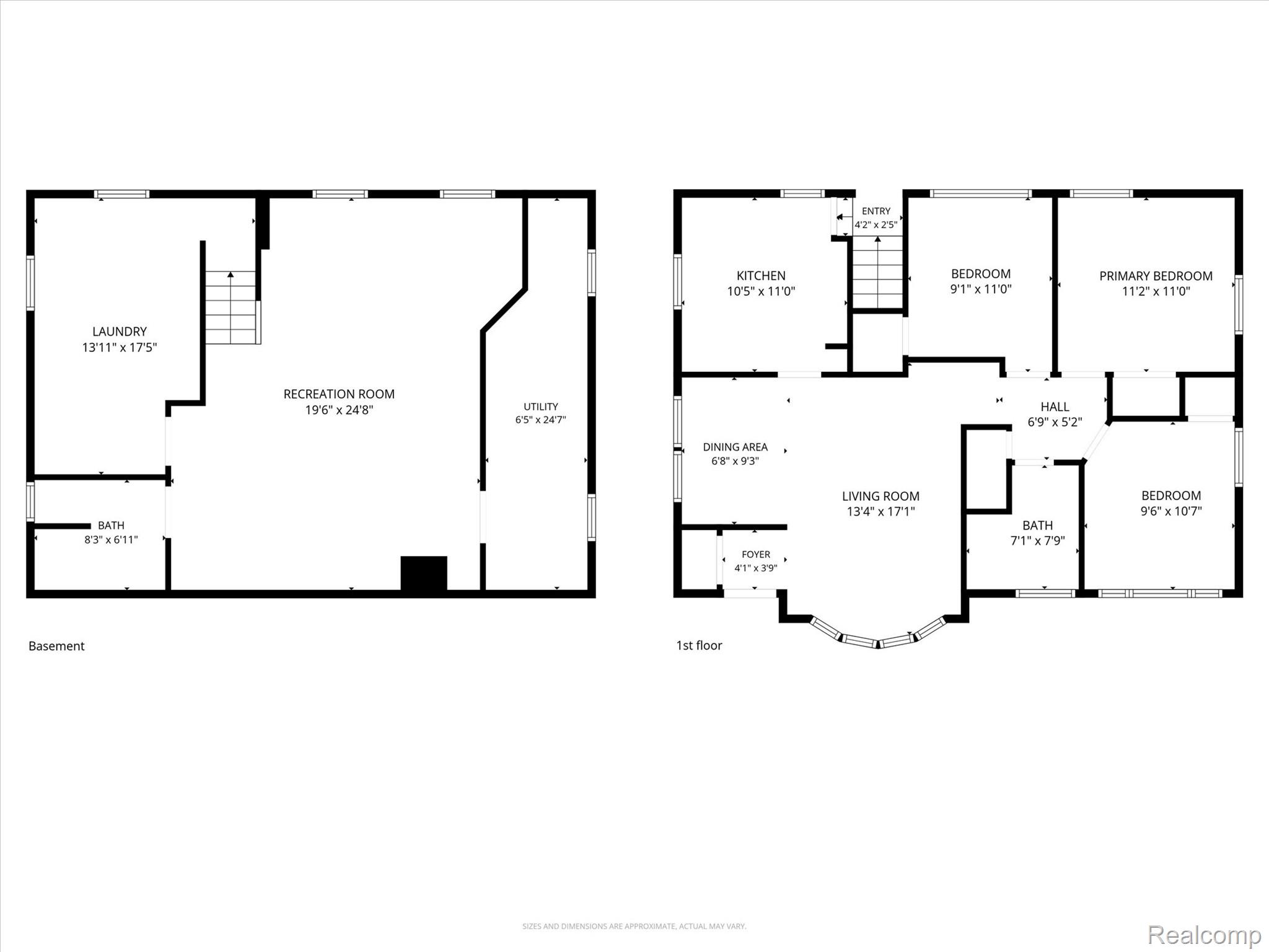 4112 Durham Road Royal Oak, MI 48073 - Photo 38 of 38 Floor plan