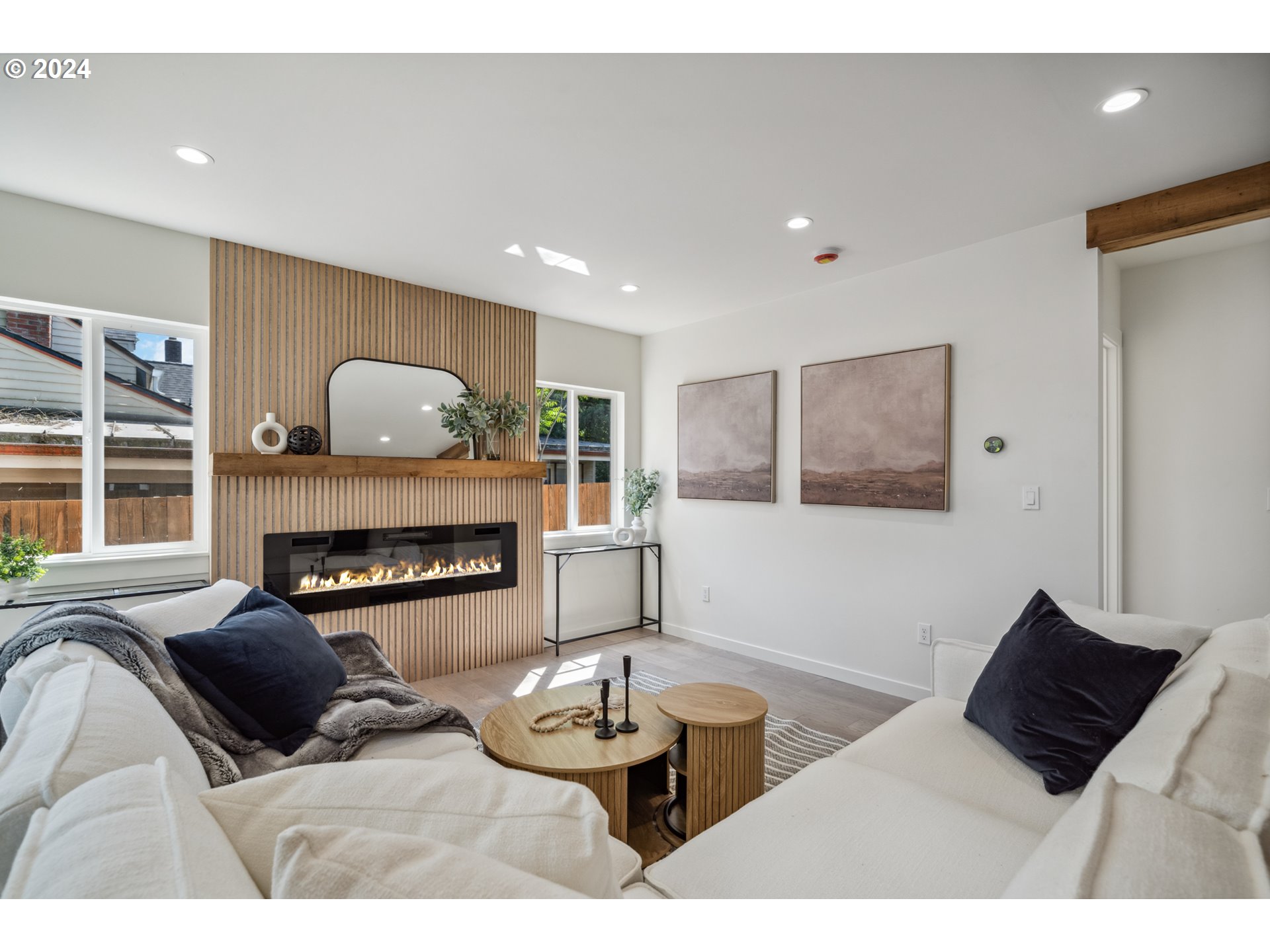 2904 R Street Vancouver, WA 98663 - Photo 42 of 46 a living room with furniture and a fireplace