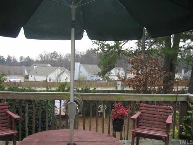 4021 Mardela Spring Drive Raleigh, NC 27616 - Photo 9 of 12 Entertain your guest on your deck overlooking your fenced in backyard. Other