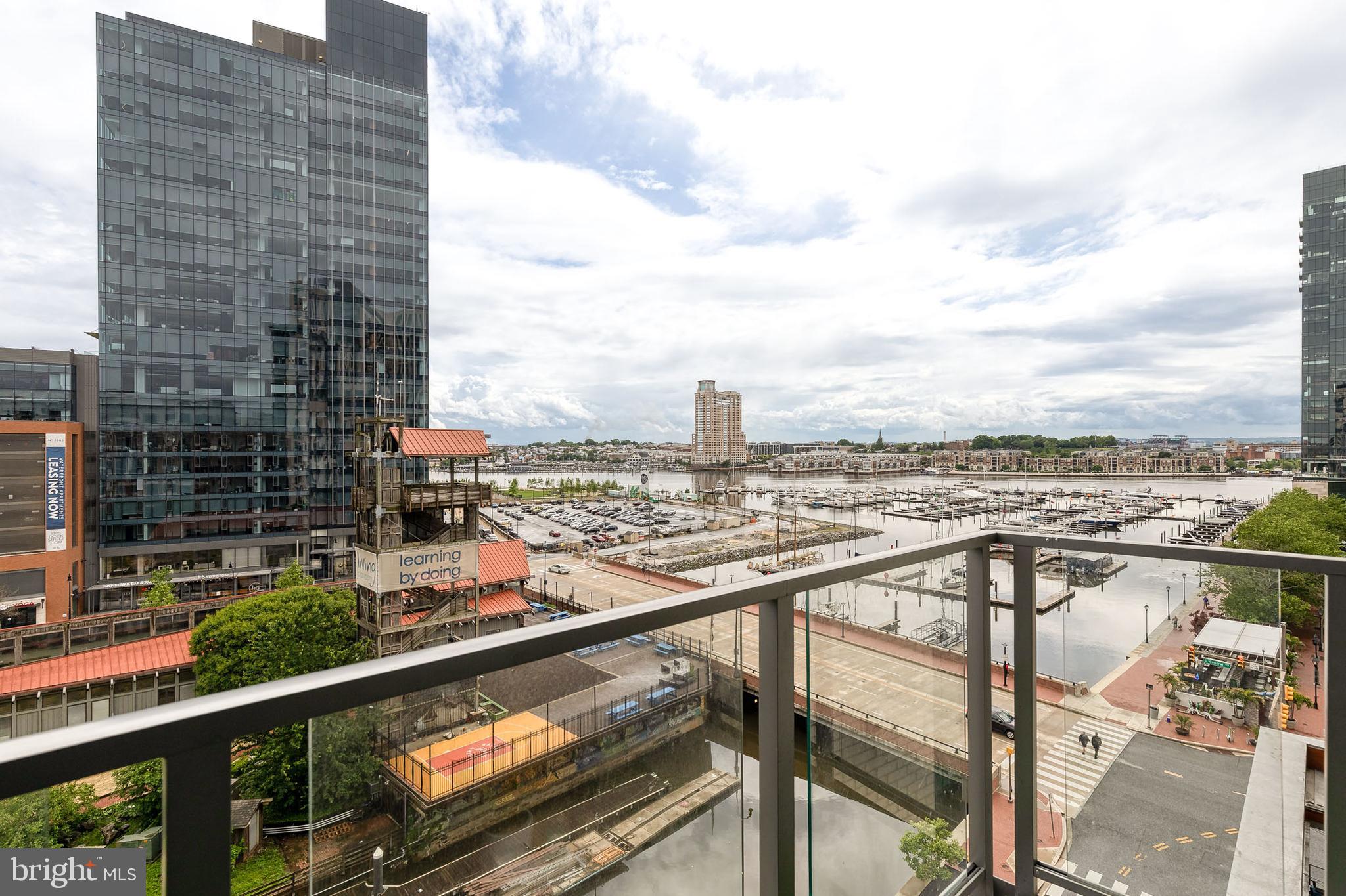 1330 Lancaster Street, Unit C701 Baltimore, MD 21231 - Photo 40 of 73 a city view from the balcony