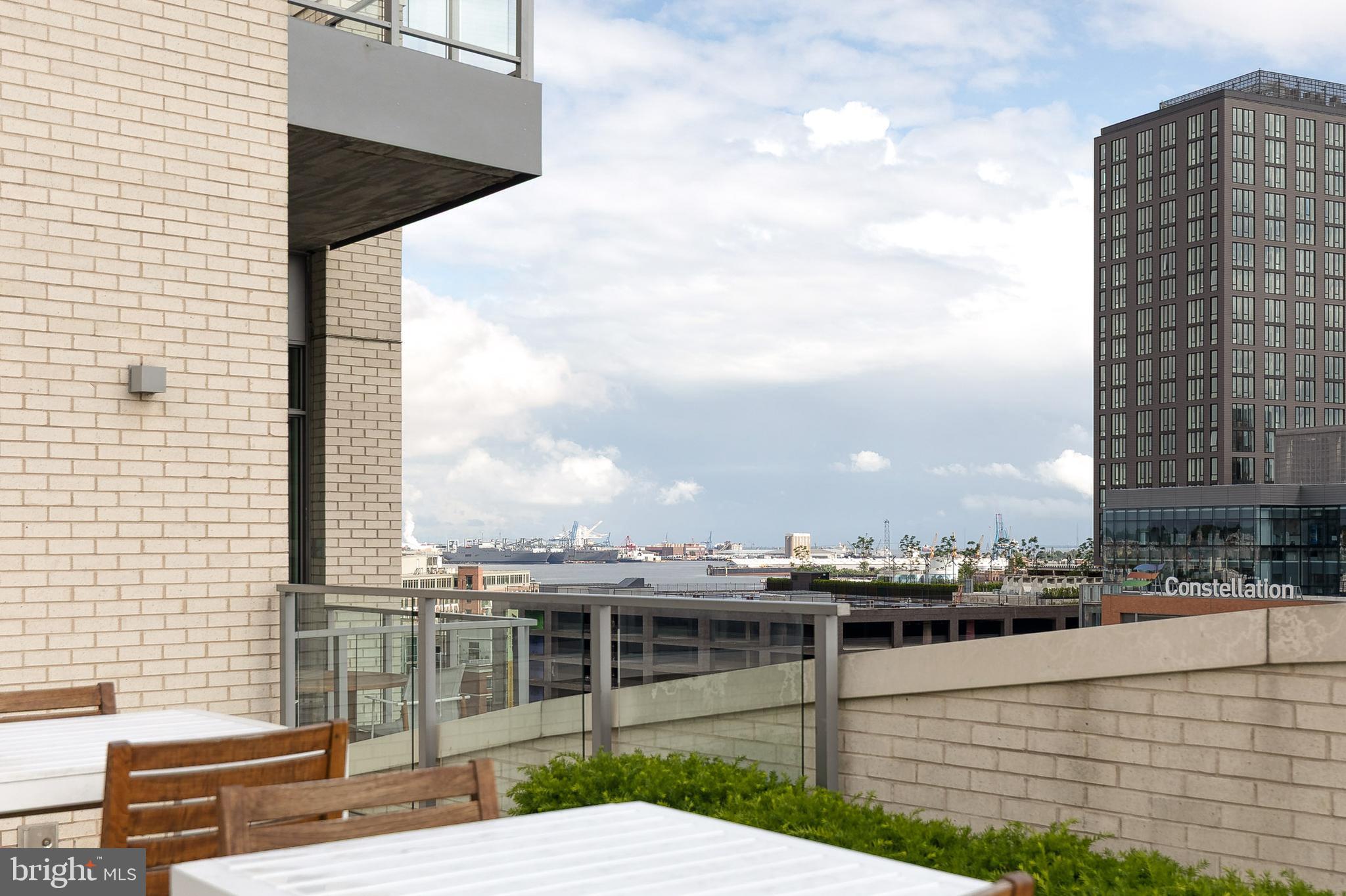 1330 Lancaster Street, Unit C701 Baltimore, MD 21231 - Photo 62 of 73 a view of a balcony with city view