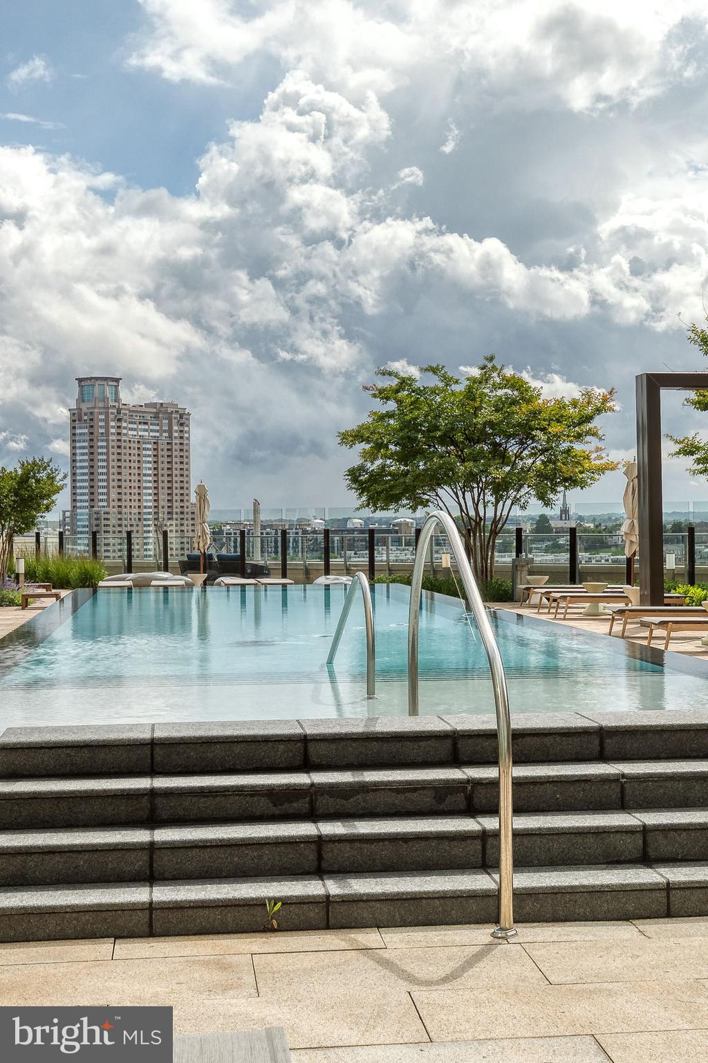 1330 Lancaster Street, Unit C701 Baltimore, MD 21231 - Photo 67 of 73 a view of outdoor space with swimming pool and lake view