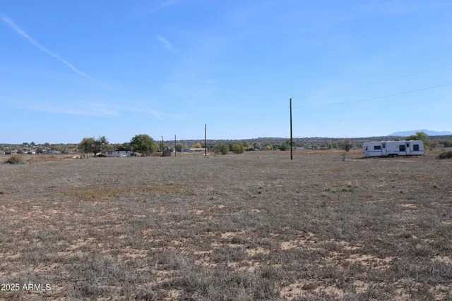 a view of a big yard with large trees
