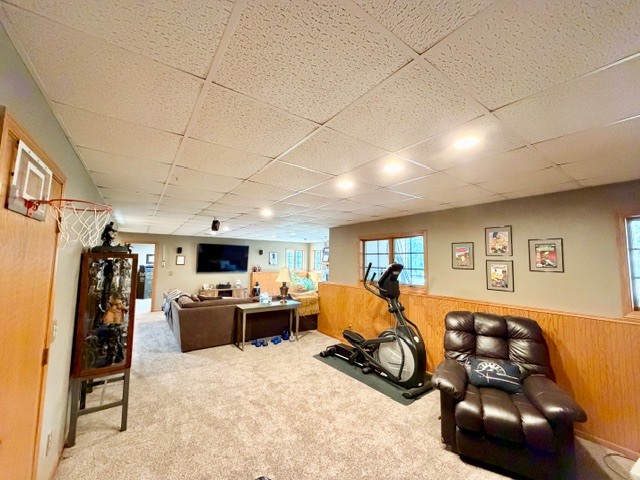 1325 Foxpointe Drive Sycamore, IL 60178 - Photo 34 of 55 a bed room with furniture and a flat screen tv