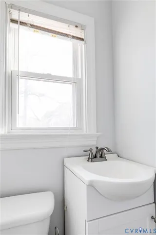 a bathroom with a sink and a toilet