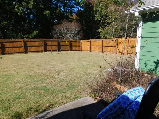 a view of outdoor space and yard