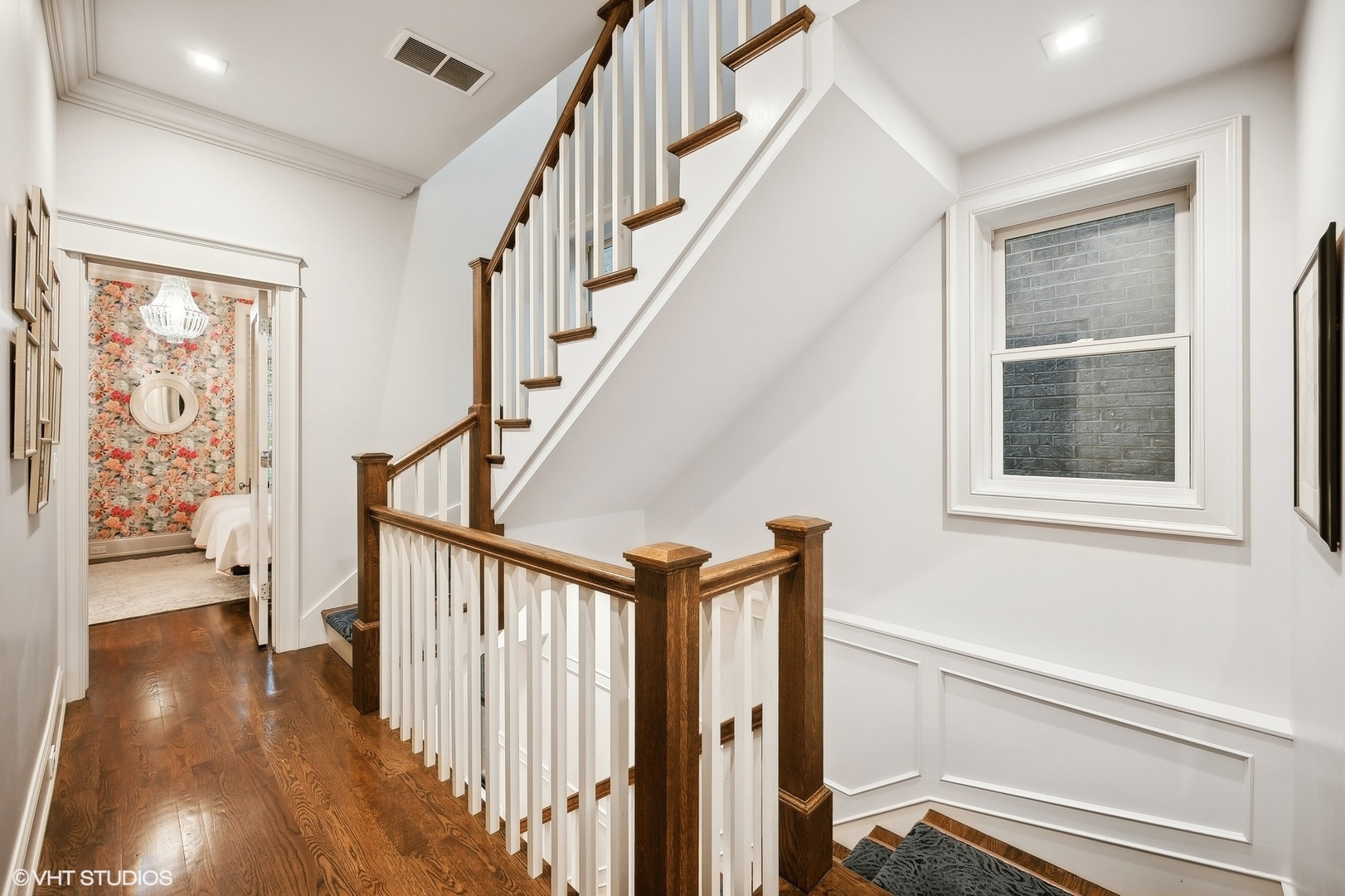 1855 North Dayton Street Chicago, IL 60614 - Photo 34 of 51 a view of an entryway with wooden floor and windows