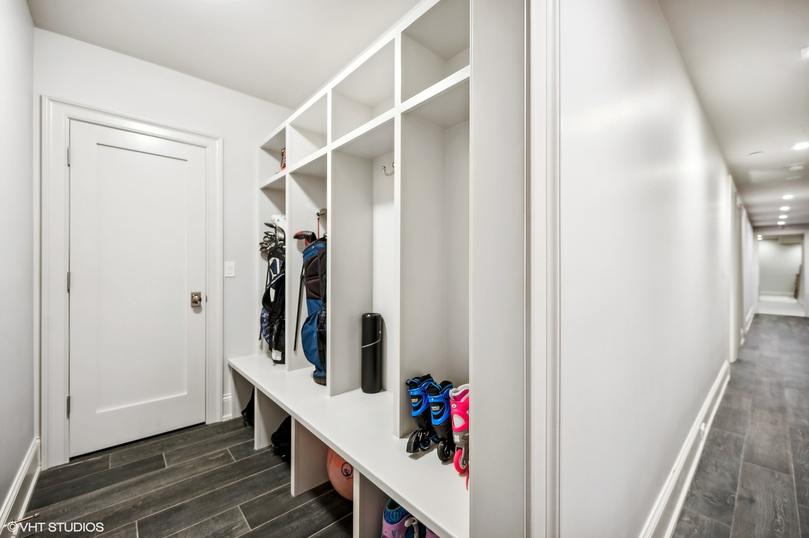 1855 North Dayton Street Chicago, IL 60614 - Photo 50 of 51 a view of hallway with wooden floor