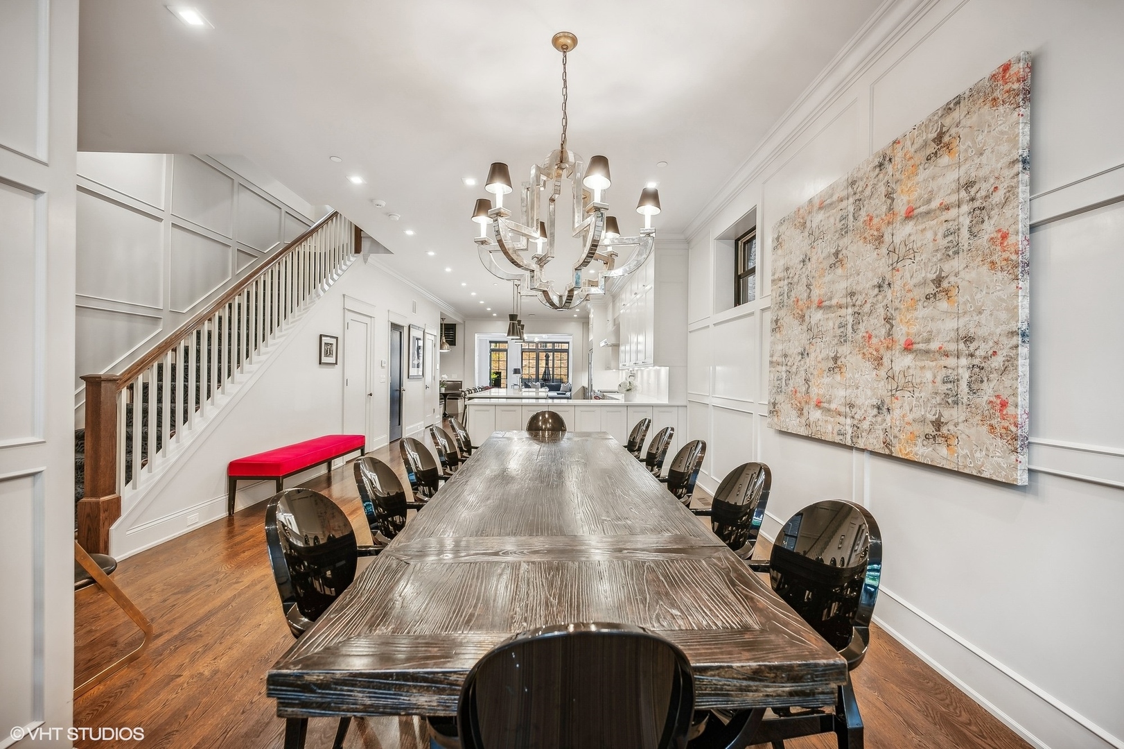 1855 North Dayton Street Chicago, IL 60614 - Photo 6 of 51 a view of a dining room with furniture and wooden floor