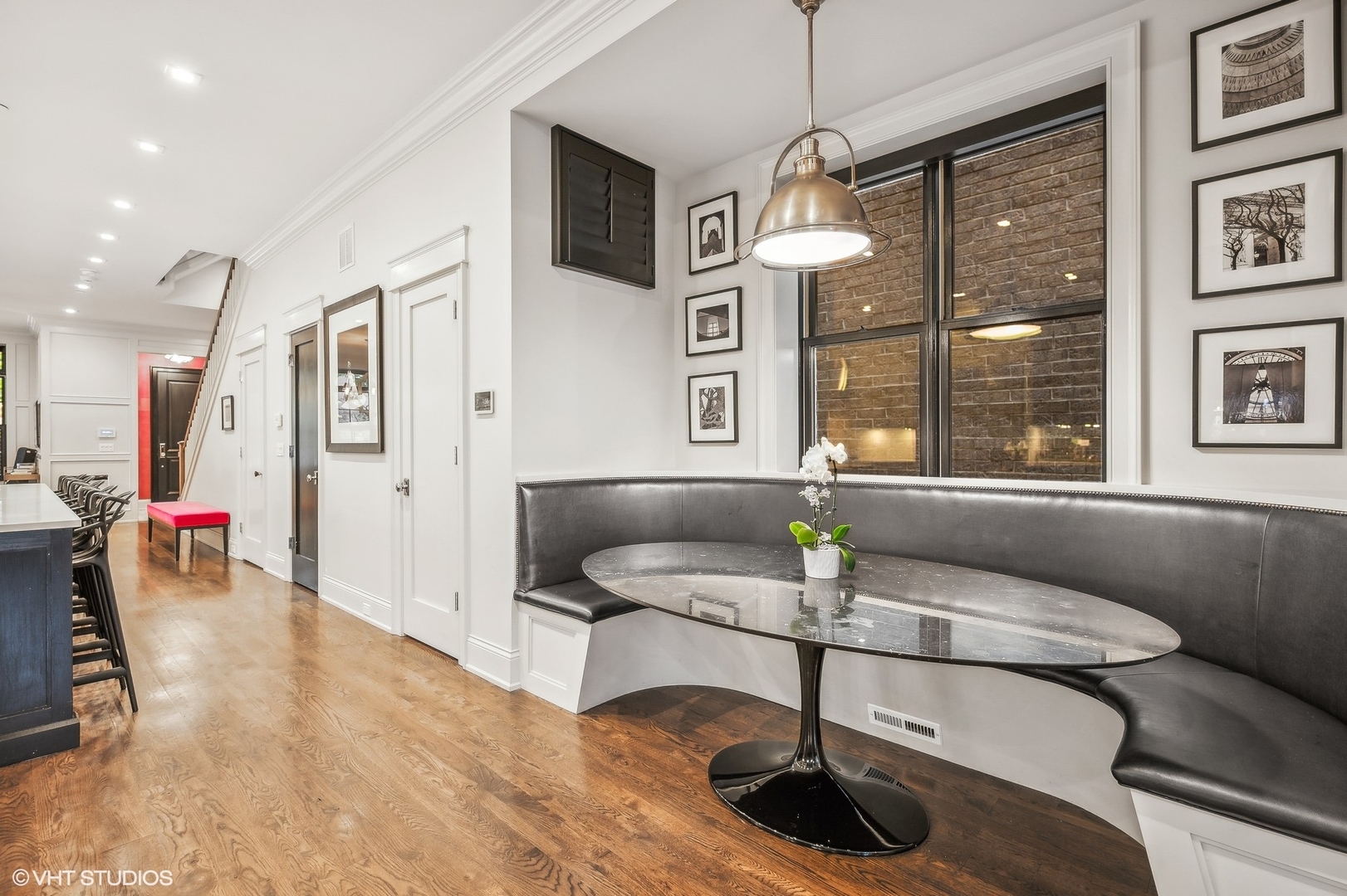 1855 North Dayton Street Chicago, IL 60614 - Photo 10 of 51 a living room with furniture and a chandelier