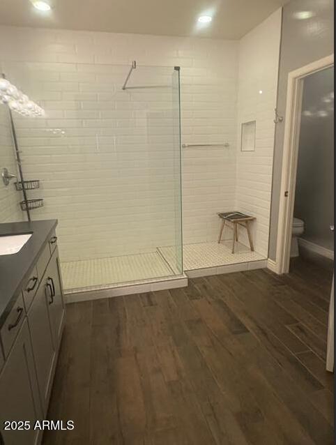 2425 West Bronco Butte Trail, Unit 2028 Phoenix, AZ 85085 - Photo 30 of 46 a bathroom with a sink and a shower