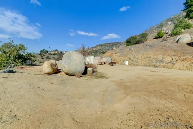 a view of a lake with a mountain