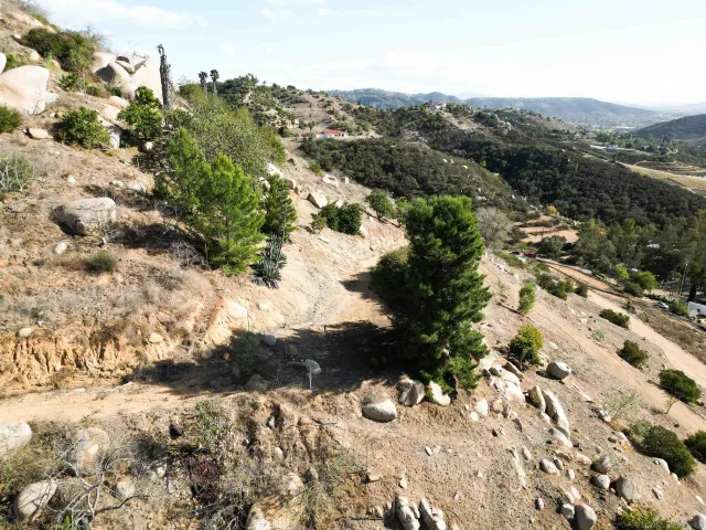 a view of outdoor space with mountain view