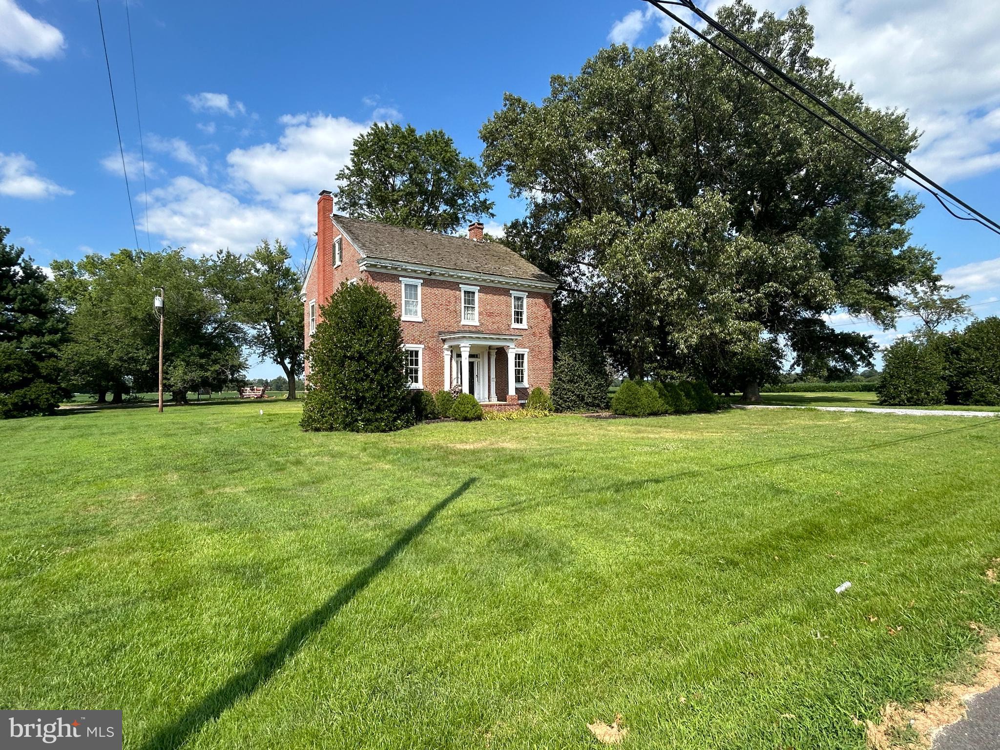 a house view with garden space