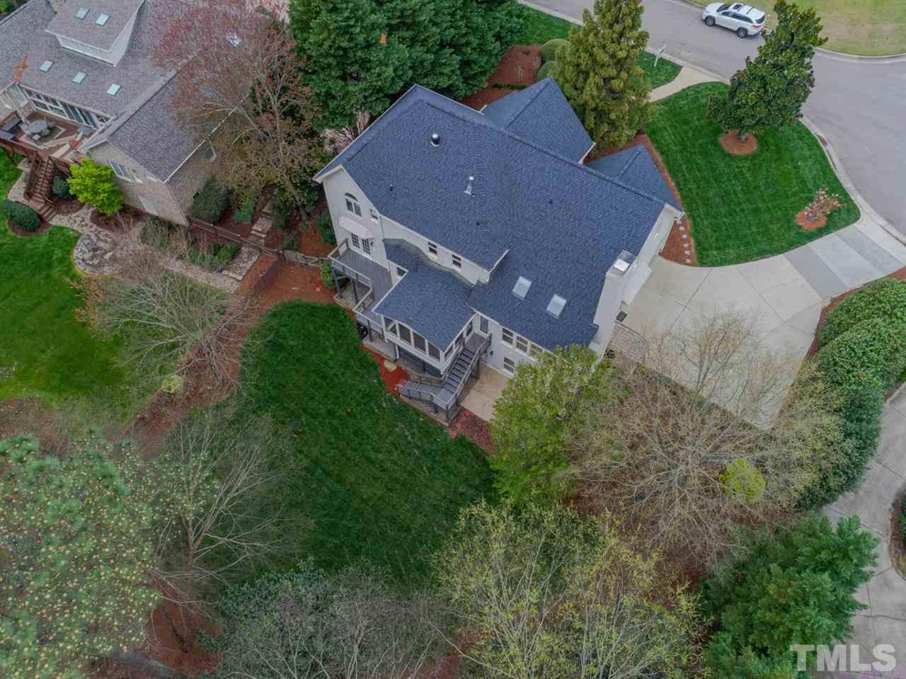 206 Chiselhurst Way Cary, NC 27513 - Photo 4 of 30 an aerial view of multiple houses with yard
