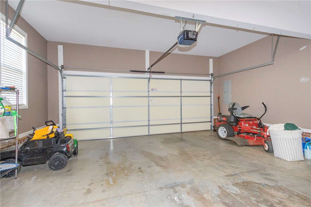208 Mahaffey Road Williamston, SC 29697 - Photo 31 of 44 This spacious garage offers ample room and direct access for vehicles and storage.