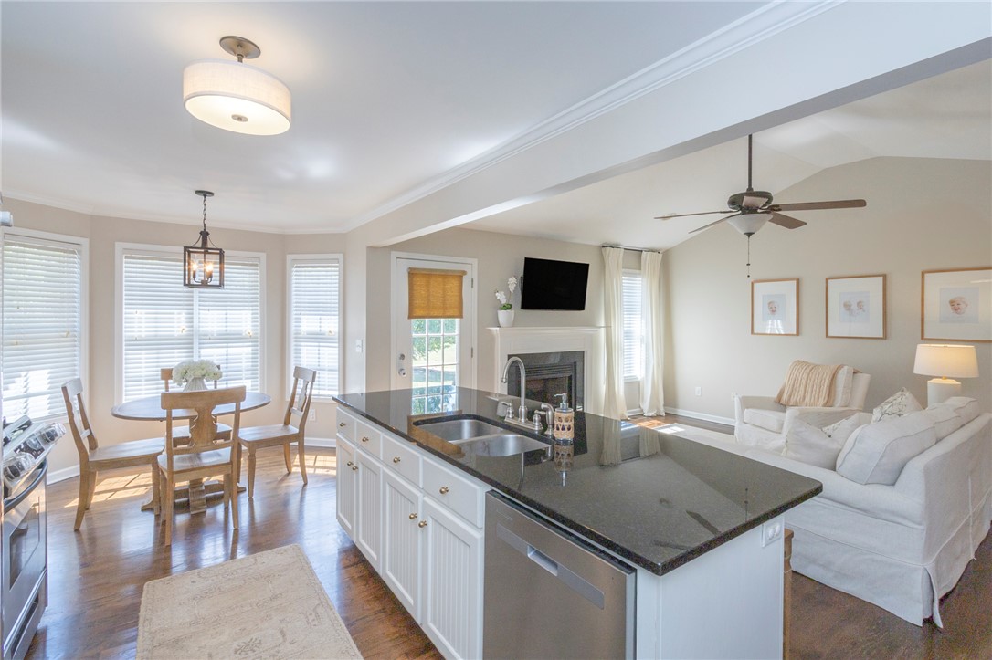 208 Mahaffey Road Williamston, SC 29697 - Photo 10 of 44 This inviting space seamlessly blends kitchen, dining, and living areas for harmonious everyday living.