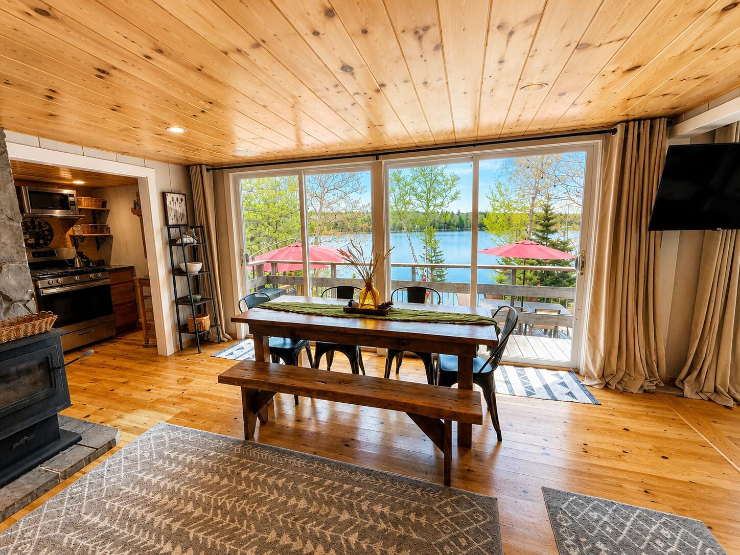 687 West Shore Road Otis, ME 04605 - Photo 17 of 55 Dining Area and Pond View