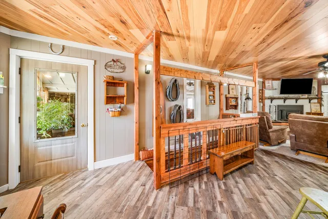 a room with lots of storage and utility