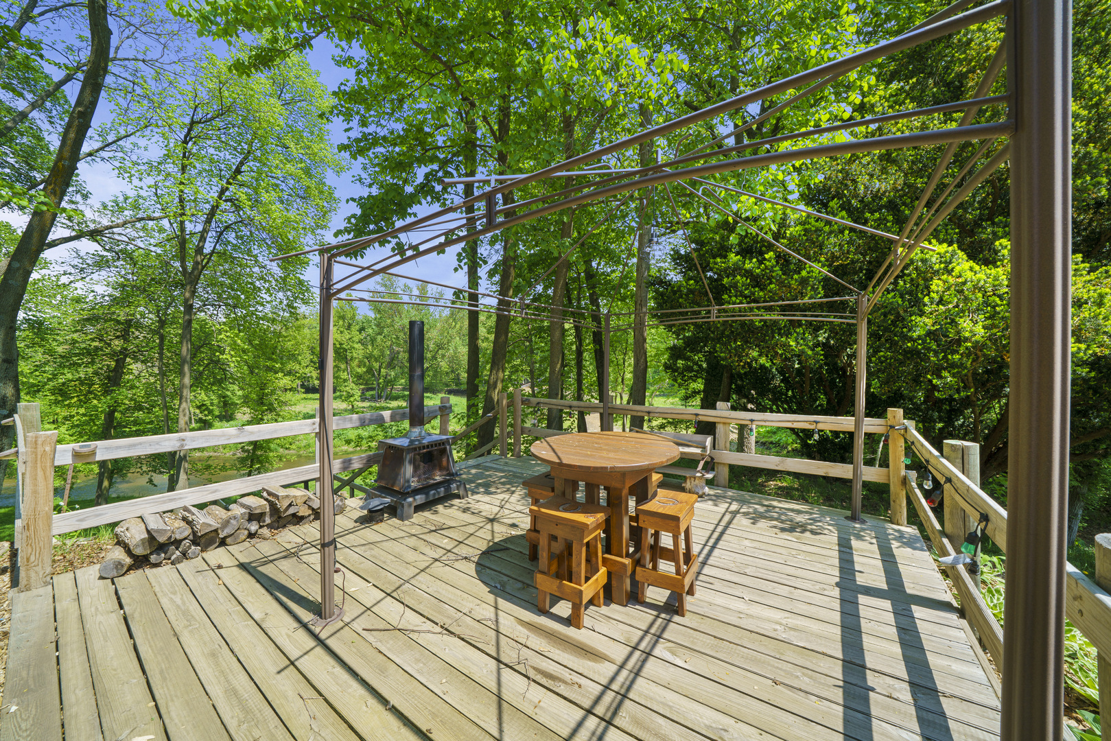 4444 Wesley Freebairn Road Earlville, IL 60518 - Photo 40 of 68 a view of sitting space on deck