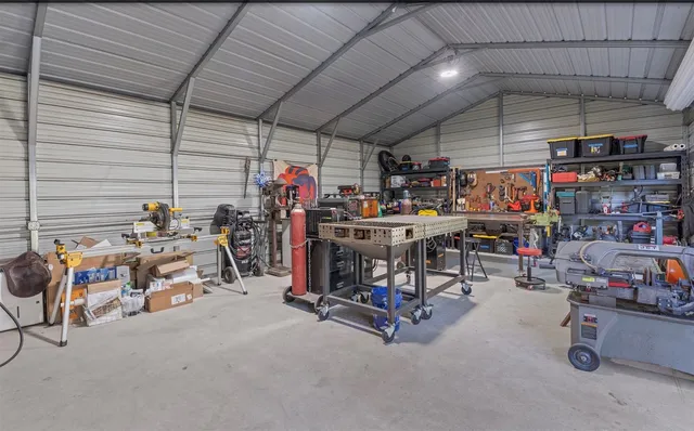 a view of storage and utility room