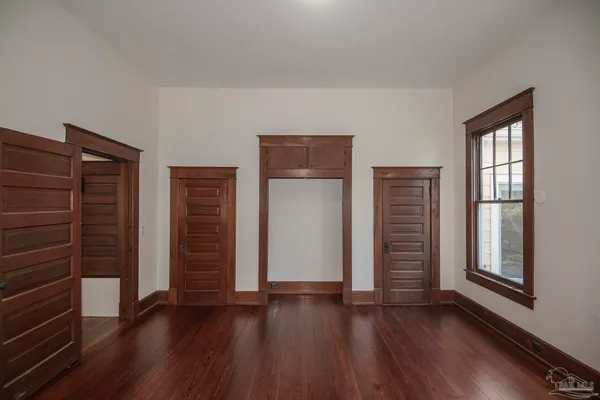 wooden floor in an empty room