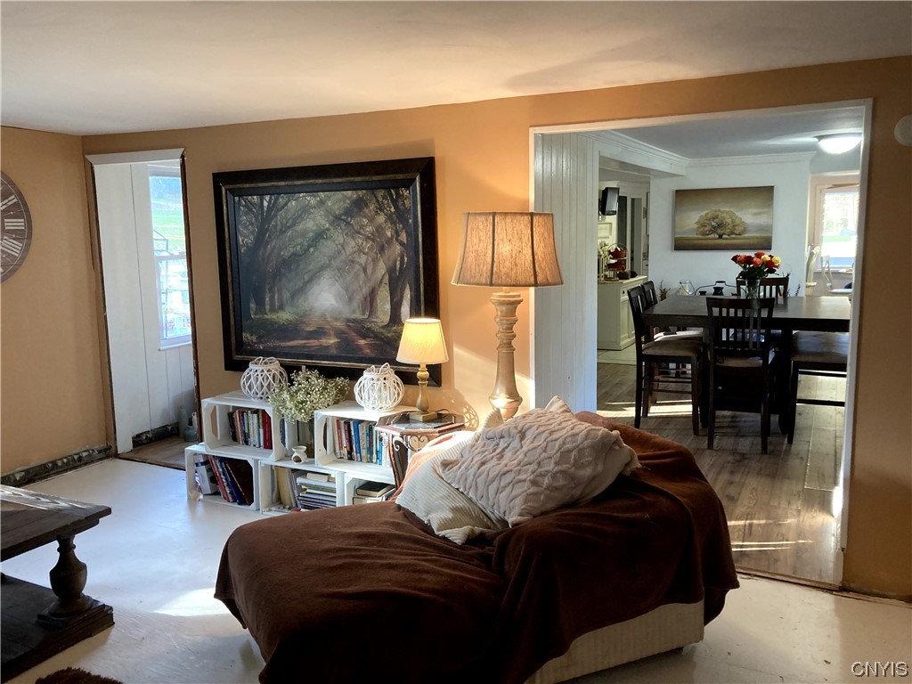 635 Strong Road Tully, NY 13159 - Photo 15 of 30 Living Room Looking to Dining Room