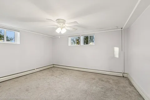 a view of a city street from a building