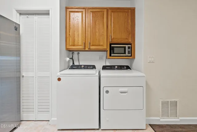 a room with storage and utility