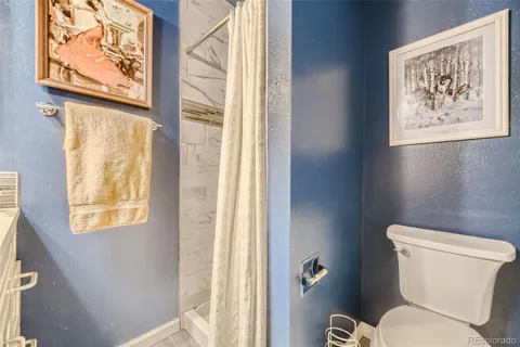 a white toilet sitting next to a window