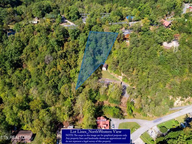 $35,000 | Lot 1 West Gold Dust Drive, Pigeon Forge, TN 37863
