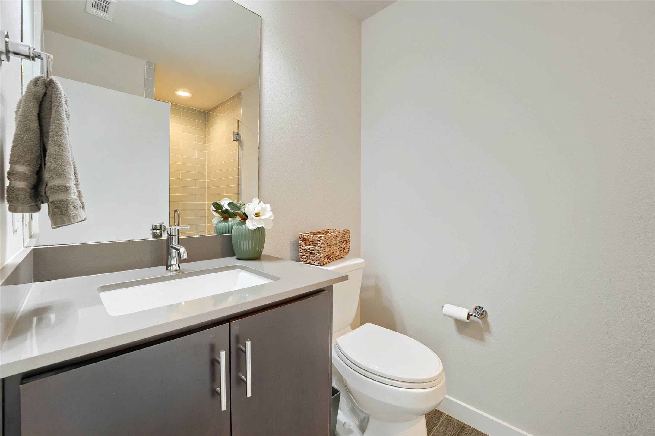 2301 Bluebonnet Lane, Unit 4 Austin, TX 78704 - Photo 25 of 28 Ensuite bathroom to secondary bedroom