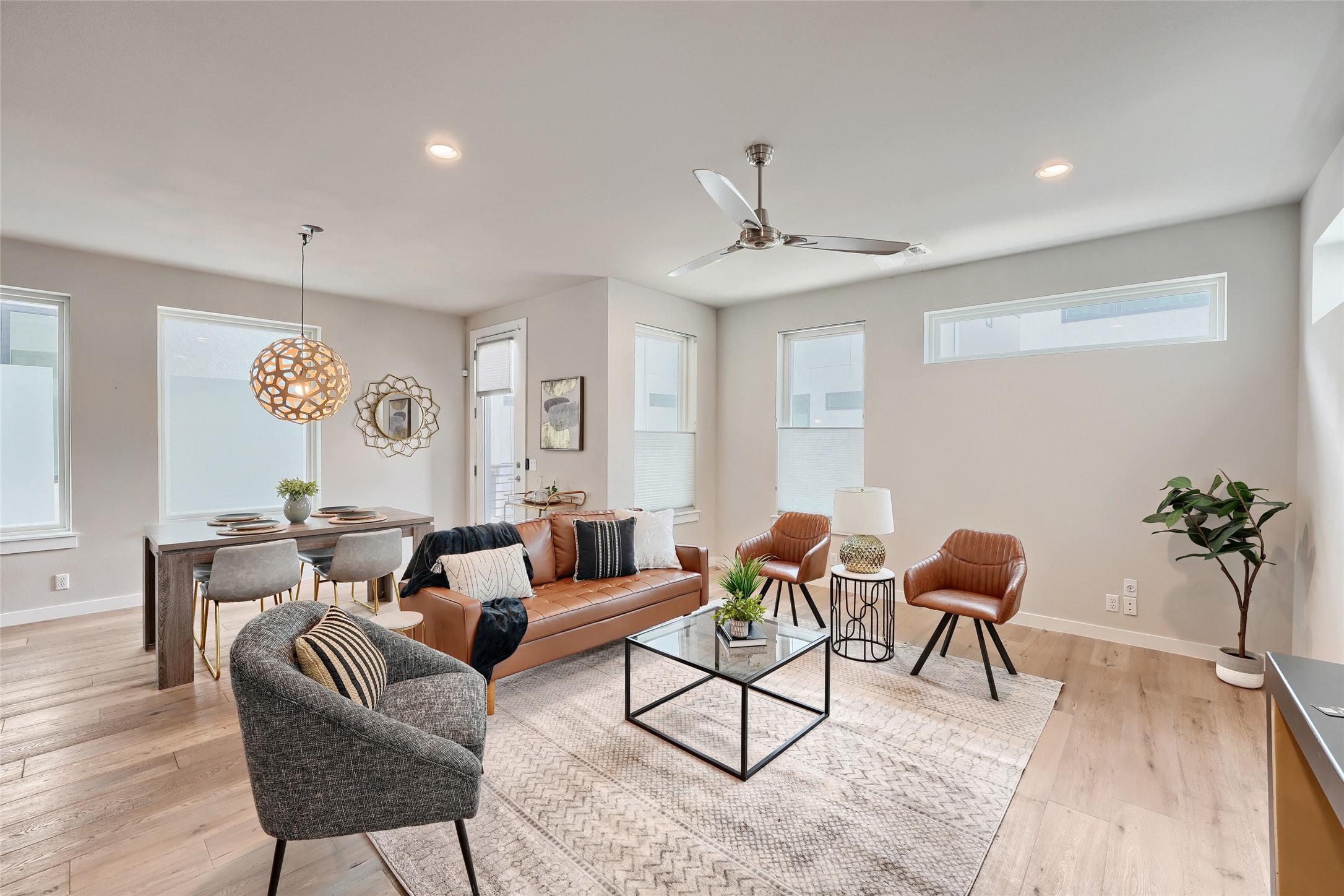 2301 Bluebonnet Lane, Unit 4 Austin, TX 78704 - Photo 7 of 28 Open concept living, dining and kitchen