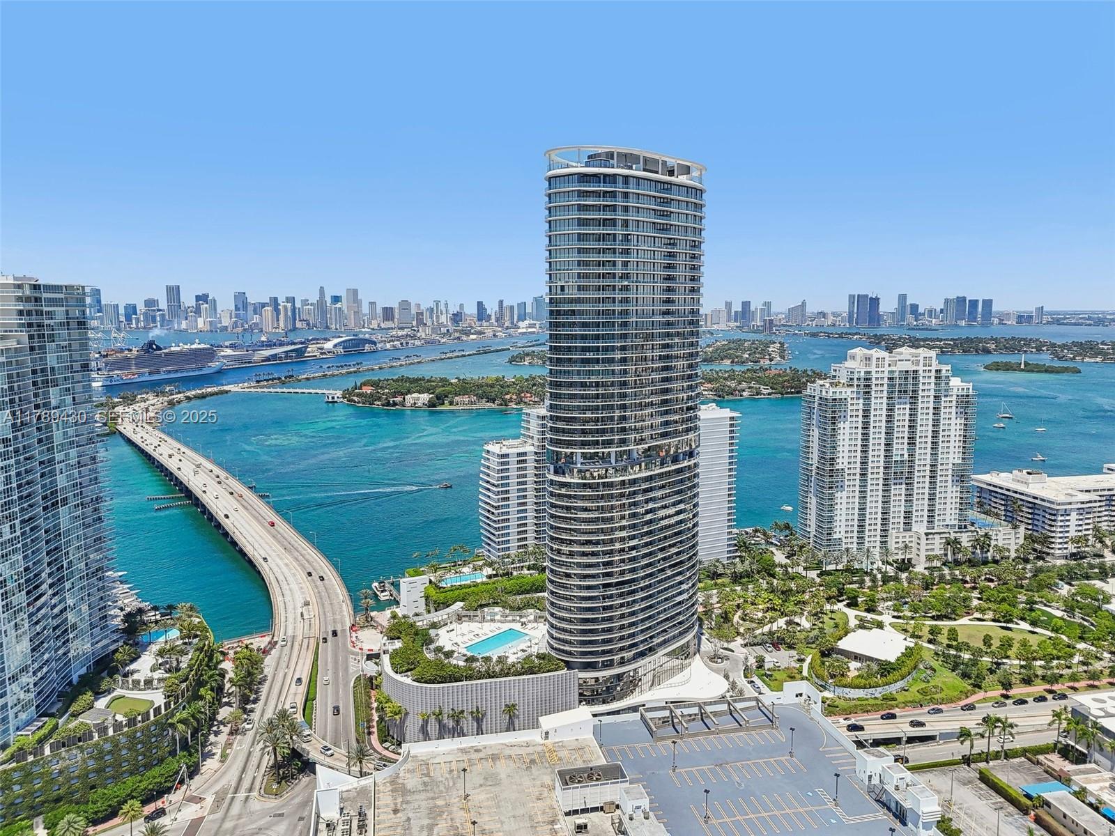 500 Alton Road, Unit 3004 Miami Beach, FL 33139 - Photo 26 of 31 a view of a city and lake