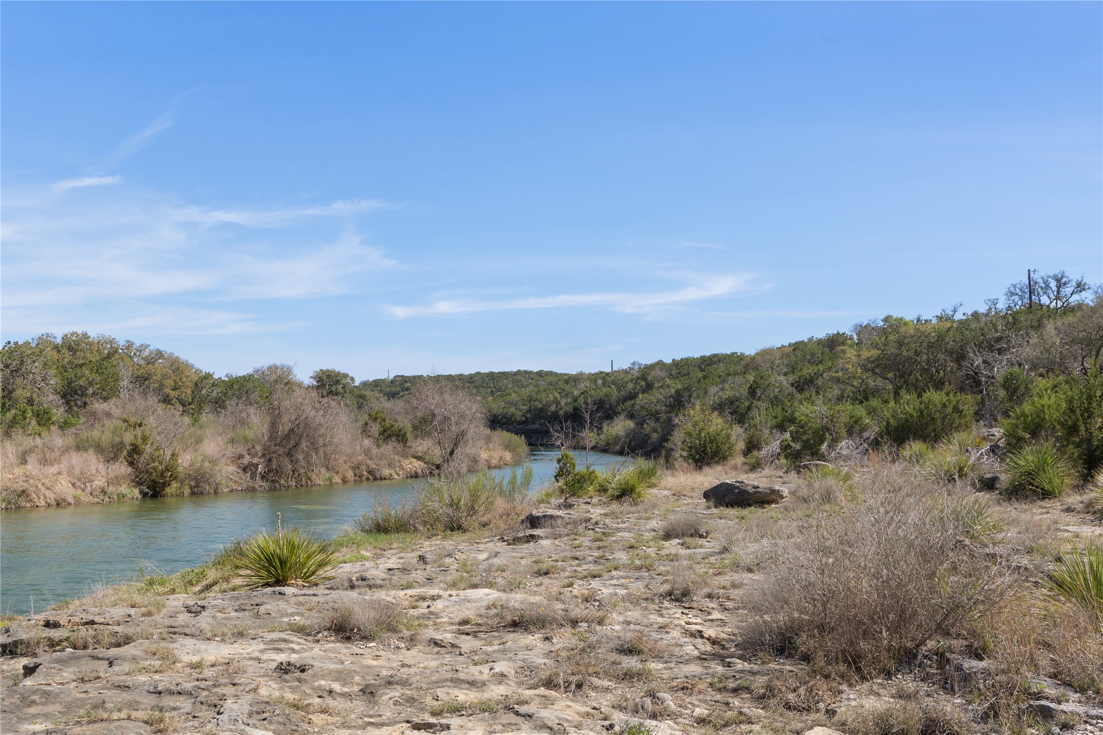 892 Baird Ranch Road Johnson City, TX 78636 - Photo 15 of 39 a view of lake with mountain