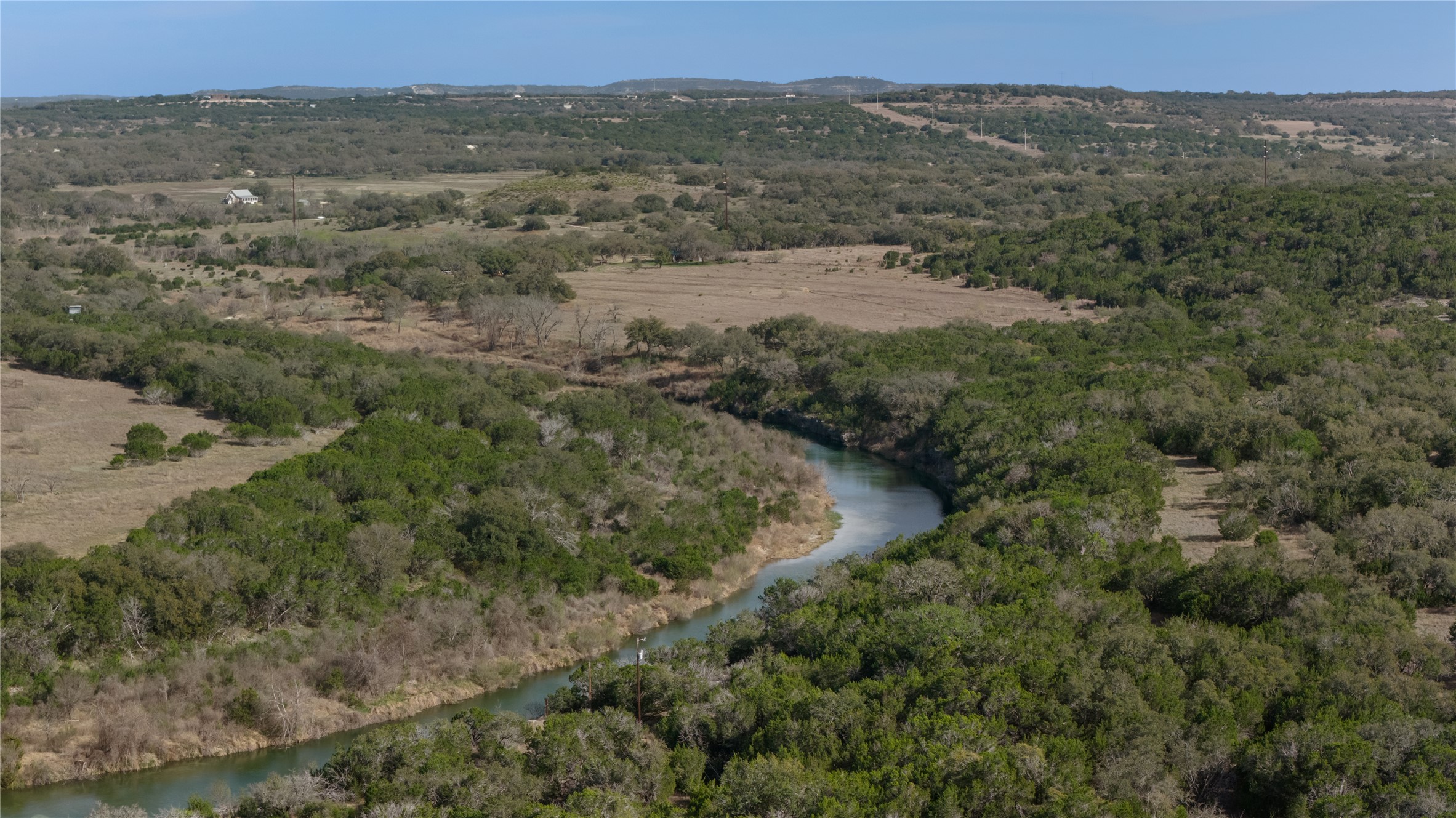 892 Baird Ranch Road Johnson City, TX 78636 - Photo 4 of 39 an aerial view of mountain with trees