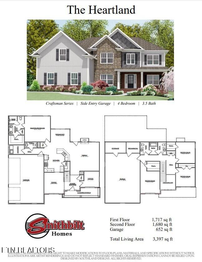 154 Roseberry Street, Unit LOT 70B Oak Ridge, TN 37830 - Photo 3 of 26 Heartland Craftsman Side Entry
