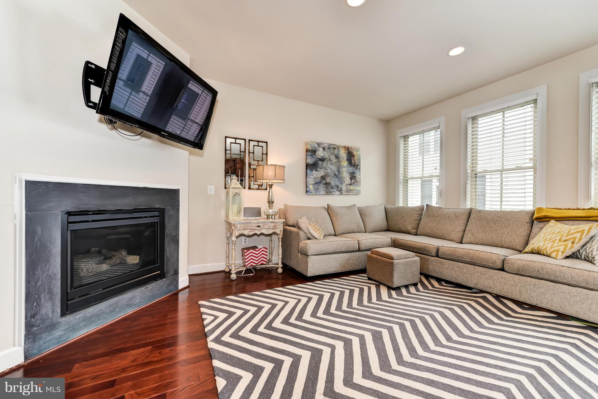 3309 Kemper Road Arlington, VA 22206 - Photo 11 of 23 Cozy gas fireplace