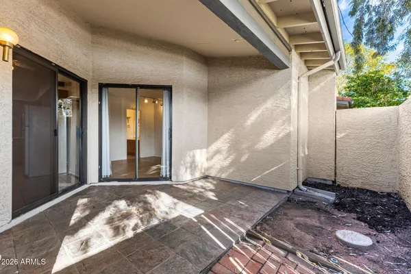 a view of a entryway door of the house