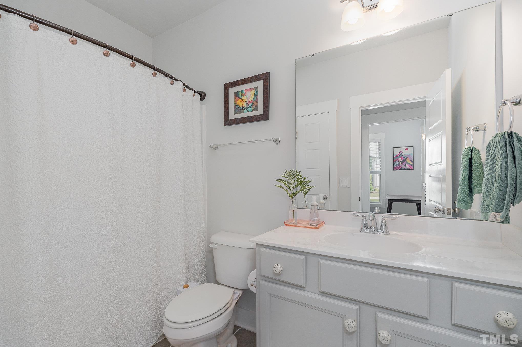 282 Cottage Way, Unit 48 Pittsboro, NC 27312 - Photo 14 of 16 a bathroom with a sink toilet and vanity
