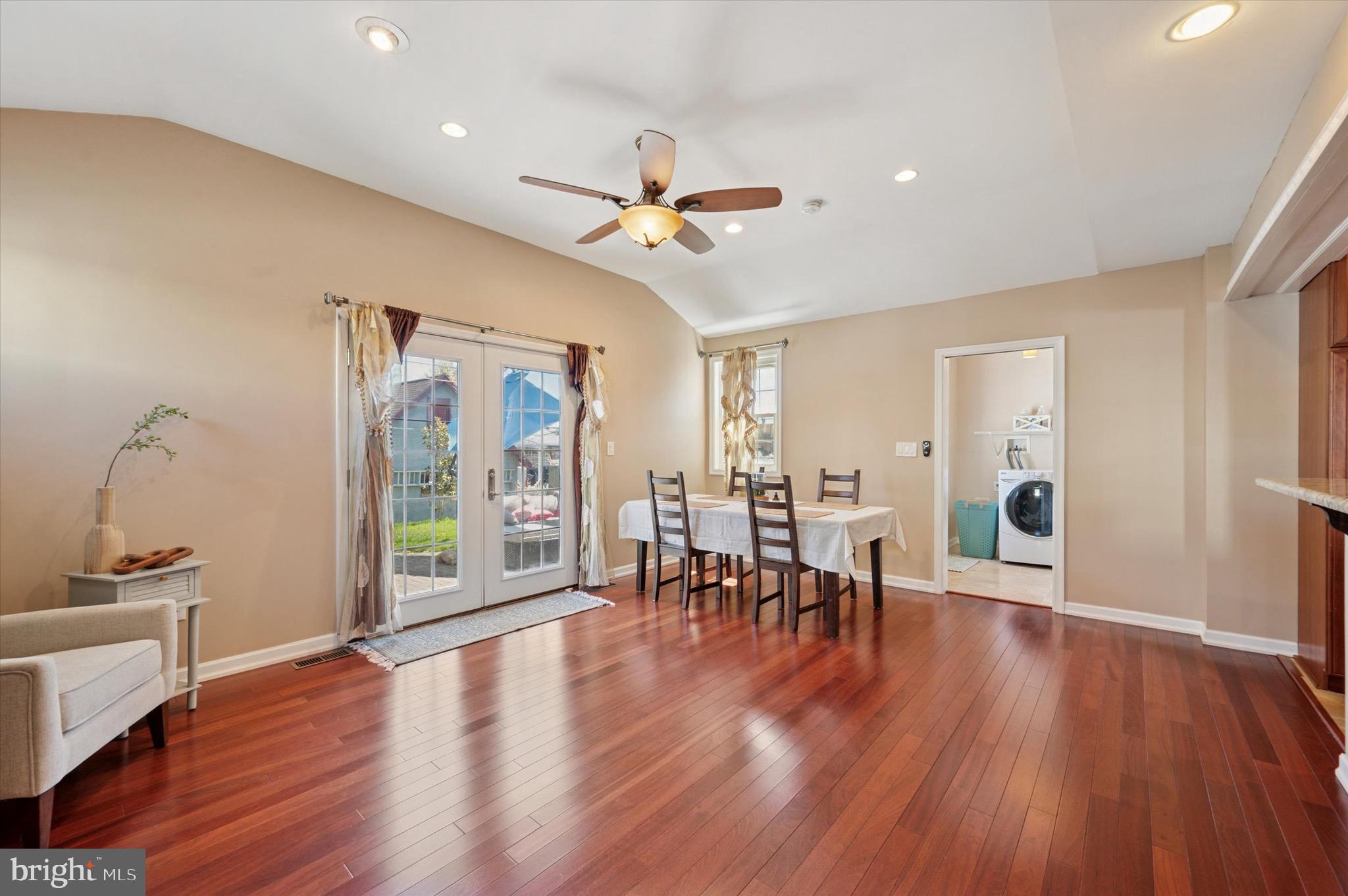 507 Bonsall Road Ridley Park, PA 19078 - Photo 13 of 35 a view of a livingroom with furniture chandelier fan and wooden floor