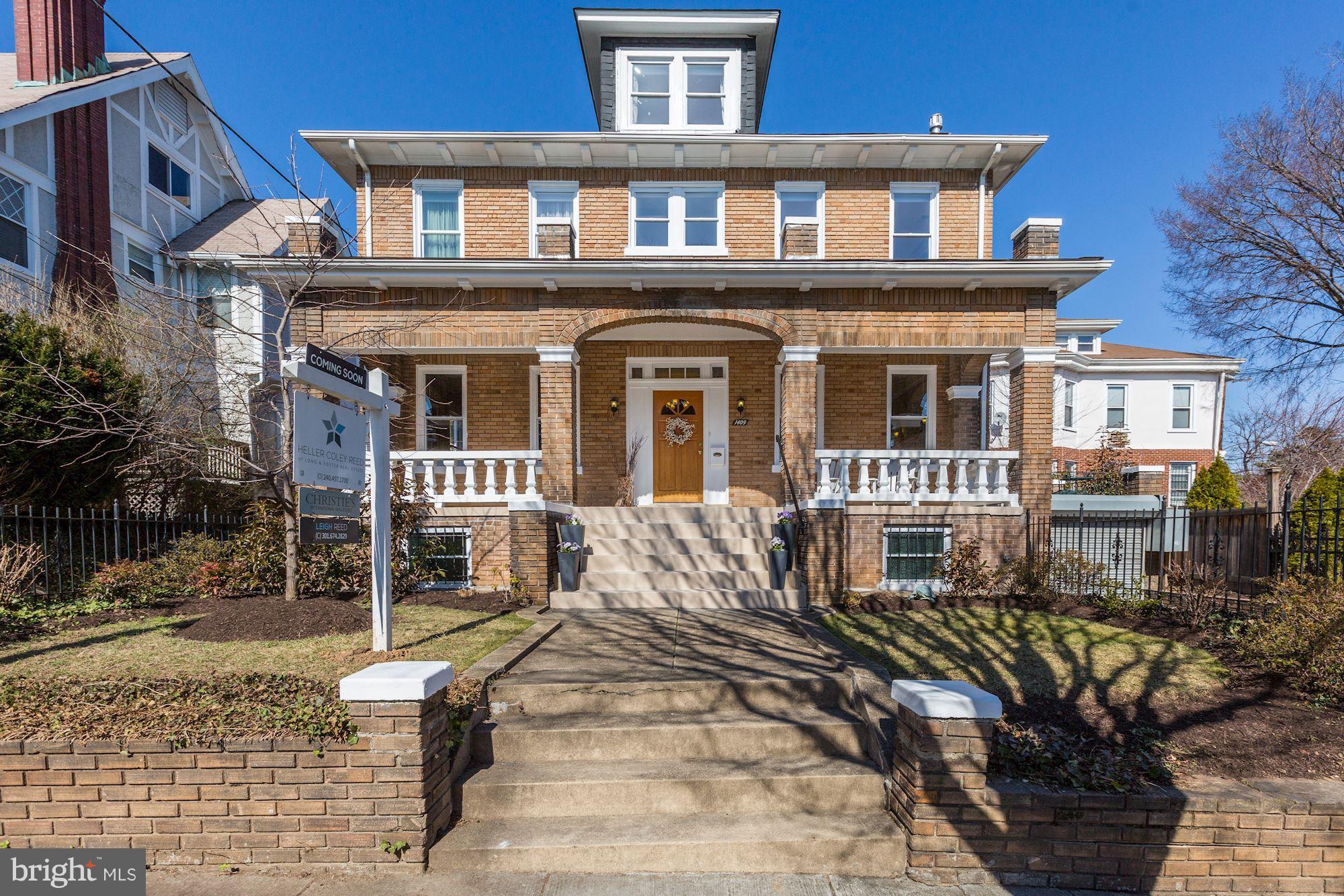1409 Decatur Street Northwest Washington, DC 20011 - Photo 1 of 29 Exterior (Front)