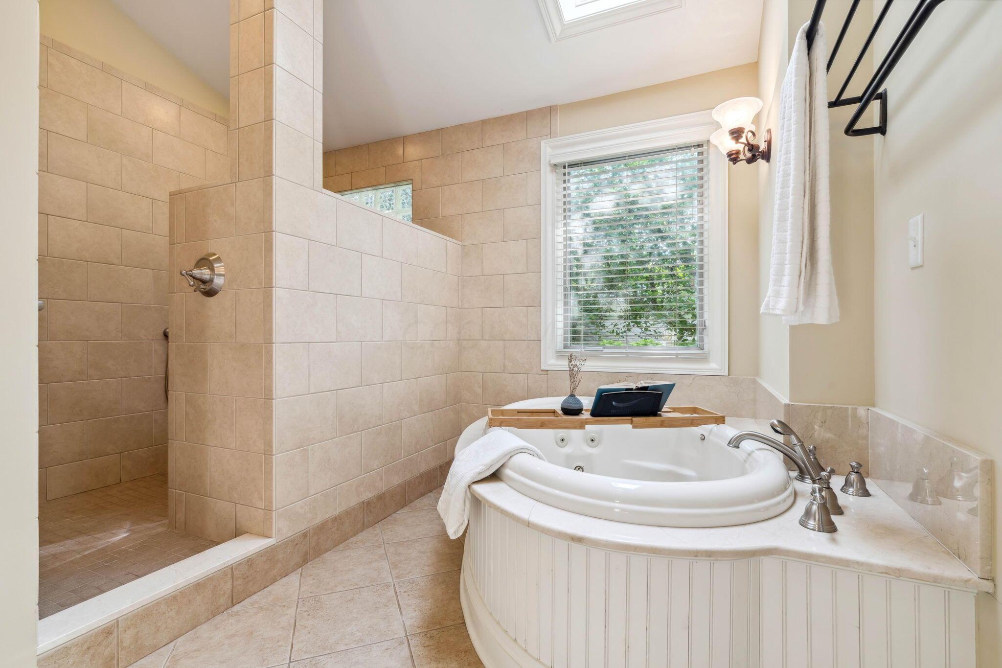 2481 Farleigh Road Columbus, OH 43221 - Photo 55 of 84 Soaking Tub & Walk-In Shower